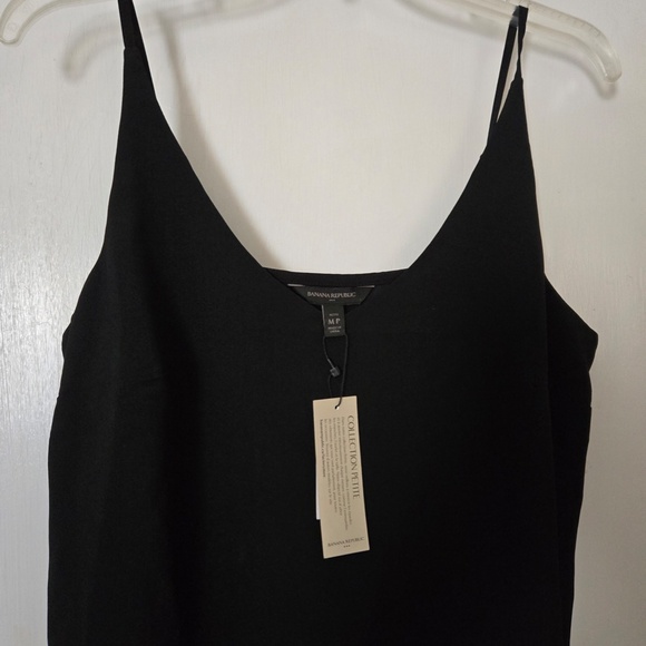 Banana Republic Black Camisole - NWT - Size MP - Picture 4 of 4